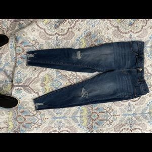 Maurice’s high rise distressed jeans